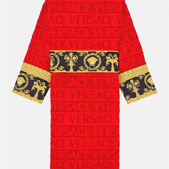 Red Versace Robe - Picture 8 of 9